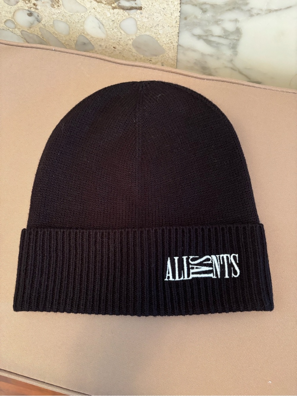 NWOT Allsaints Black Beanie